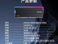 佰维DW100 DDR5内存限时直降