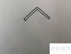 简笔画小屋与钟