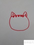 简笔画花猫教程