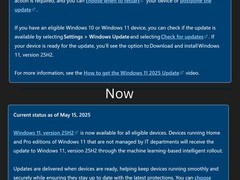 微软全面推送Windows 11 25H2更新，家庭版与专业版用户均可自动升级