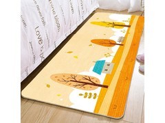 KAYE卡通床边地毯19元抢