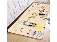 KAYE卡通加厚床边地毯19元