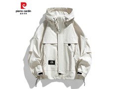 皮尔·卡丹连帽冲锋衣49.9元