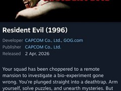 生化危机初代登陆Steam引热议：Win11+GTX1660配置要求被指严重虚高