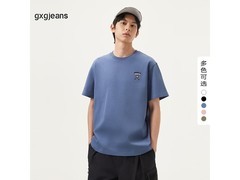 gxgjeans印花短袖T恤84元
