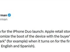 苹果iPhone Duo首发姓名定制欢迎语，美区独享情感化开箱体验