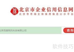 企业法人查询指南