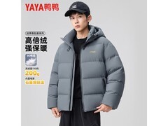 鸭鸭2025新款男士石墨烯羽绒服5折抢