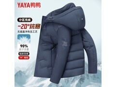 鸭鸭羽绒服短款连帽保暖新款