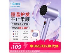 美的FD205紫吹风机，满200减25，到手仅121元！