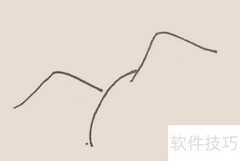 海鸥简笔画教程