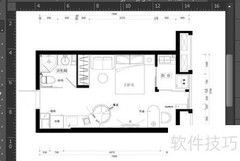 PS制作室内彩平图技巧