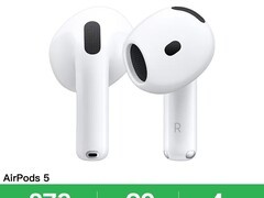 苹果AirPods 5主动降噪版耳机特惠仅849元