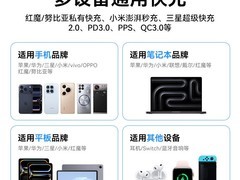 努比亚红魔氘锋120W氮化镓充电器仅134元