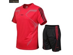 真维斯速干足球跑步套装