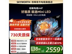 创维65A4F电视优惠购，到手仅2547元