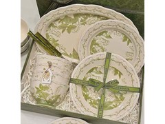 白朔9件陶瓷碗具套装，满减后仅50元带回家！