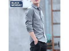 BLACKMONDAY纯棉免烫衬衣低至89元