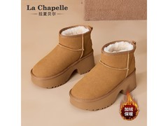 拉夏贝尔女雪地靴，京东低至59元！