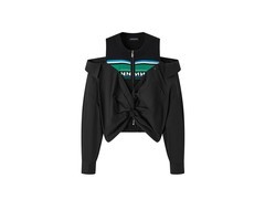 太平鸟拼接露肩上衣京东1件5折仅113元