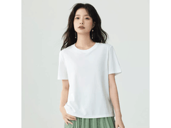 茵曼纯棉logo短袖T恤5折