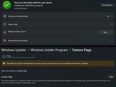 微软为Win11开发功能标识实验界面，用户可自主管理隐藏特性
