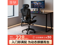 享学人体工学电脑椅XC504低至160元！