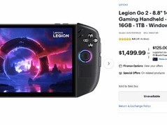 联想Legion Go 2北美大幅涨价：顶配版涨至1999.99美元，涨幅近48%