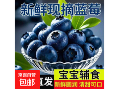 云南高山大果蓝莓6盒，原价42.9领券仅27.9元