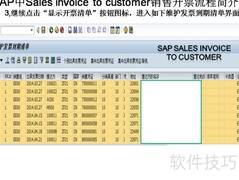 SAP销售开票流程解析