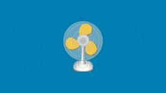 AS3按钮控制风扇动画