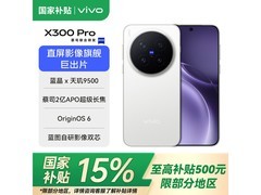 vivo X300 Pro 16+512 白款京东低至 5399 元