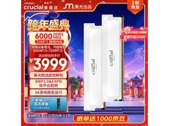 英睿达64GB DDR5内存京东促销3999元