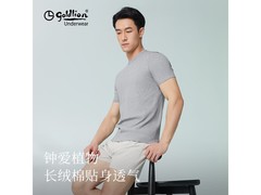 金利来男士长绒棉T恤36.9元