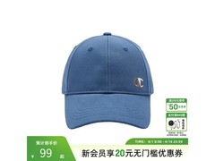 Champion女士墨蓝刺绣鸭舌帽低至79元