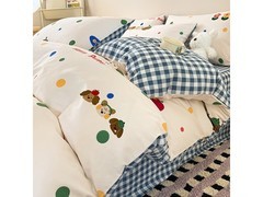 兰芮三只小狗2纯棉床品四件套低至119元