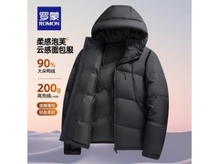 罗蒙男士冬季连帽羽绒服5折仅299元