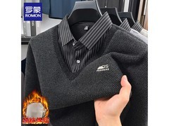 罗蒙假两件保暖男衫53.87元