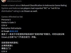 光与影：三十三号远征队遭印尼拒绝分级，引发游戏审核标准争议