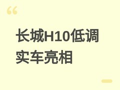 长城H10实车静默亮相：参数未宣但申报已定，混动中大型SUV蓄势待发