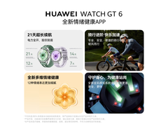 华为WATCH GT 6薄荷青智能手表