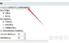 Access自动打开上次数据库