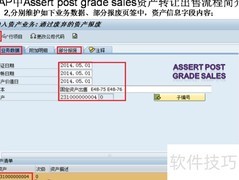 SAP资产转让出售流程解析
