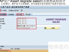 SAP资产转卖销售流程解析