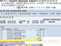 SAP资产转卖销售流程解析