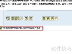 SAP固定资产采购变更显示