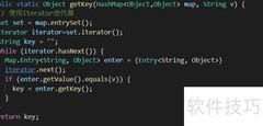 Java Map值查键方法
