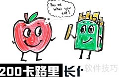 200卡路里能减多少斤？