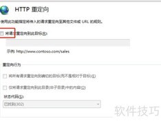 IIS设置自动跳转网页