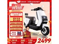 京东五星钻豹NX电动摩托车直降300元